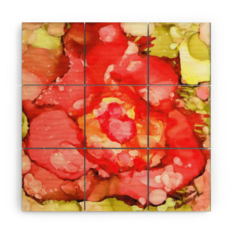 Rosie Brown Kiss From A Rose Wood Wall Mural