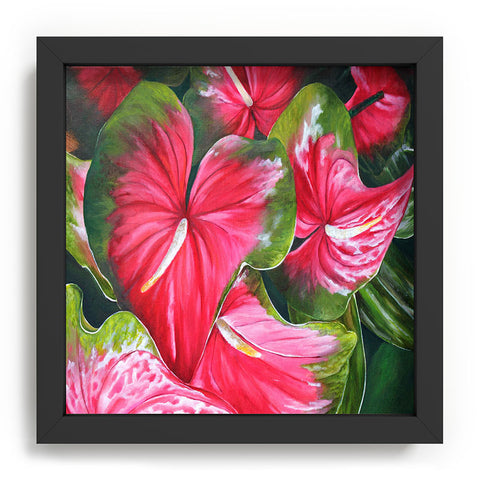 Rosie Brown Lady In Red Recessed Framing Square