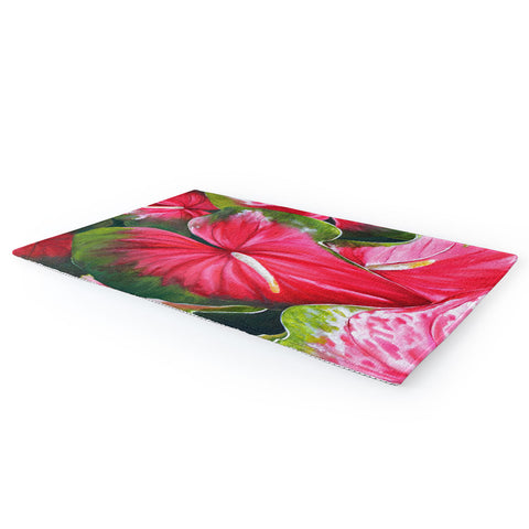 Rosie Brown Lady In Red Area Rug