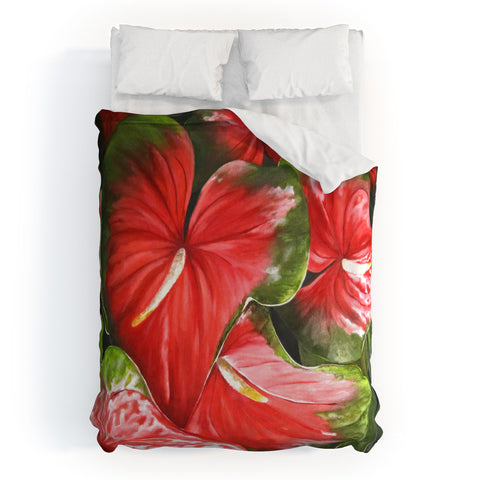 Rosie Brown Lady In Red Duvet Cover