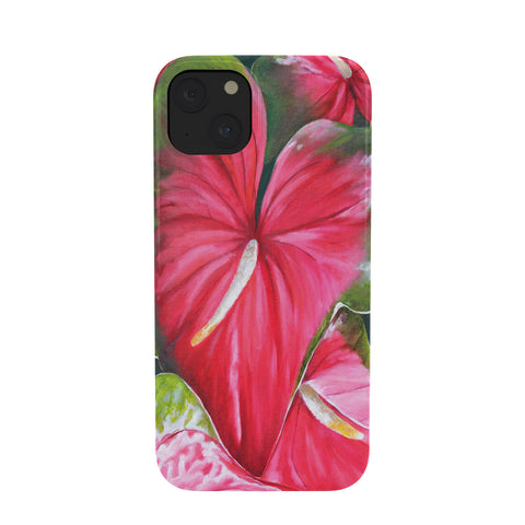 Rosie Brown Lady In Red Phone Case