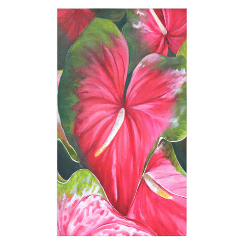 Rosie Brown Lady In Red Tablecloth