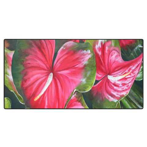 Rosie Brown Lady In Red Desk Mat