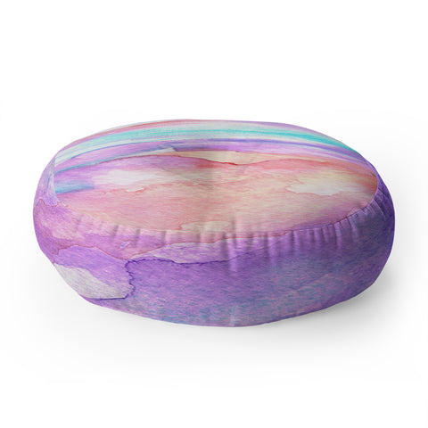 Rosie Brown Lavender Haze Floor Pillow Round