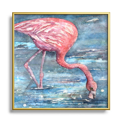 Rosie Brown Lunchtime Square Metal Framed Art Print