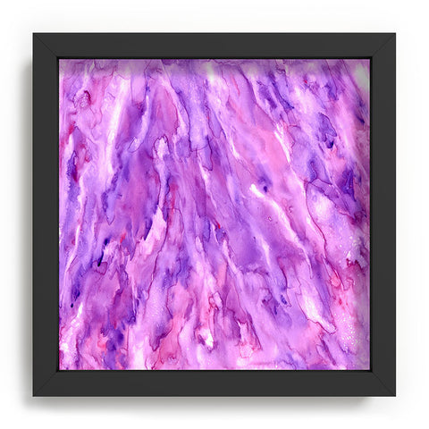 Rosie Brown Magenta Marble Recessed Framing Square