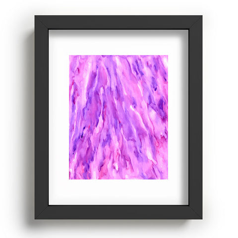 Rosie Brown Magenta Marble Recessed Framing Rectangle