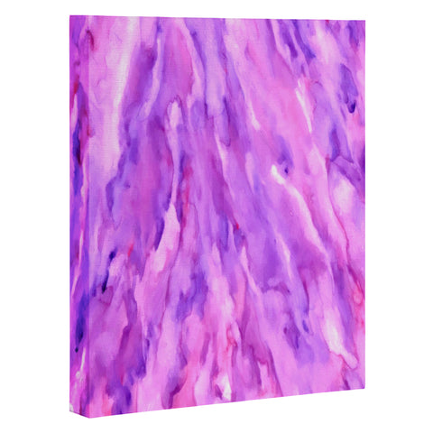 Rosie Brown Magenta Marble Art Canvas