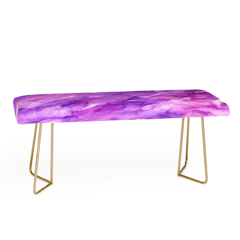Rosie Brown Magenta Marble Bench