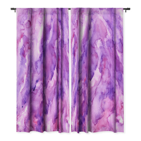 Rosie Brown Magenta Marble Blackout Non Repeat