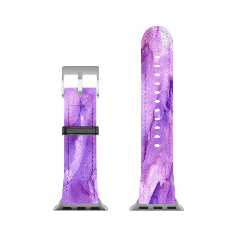 Rosie Brown Magenta Marble Apple Watch Band