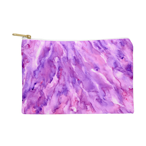 Rosie Brown Magenta Marble Pouch