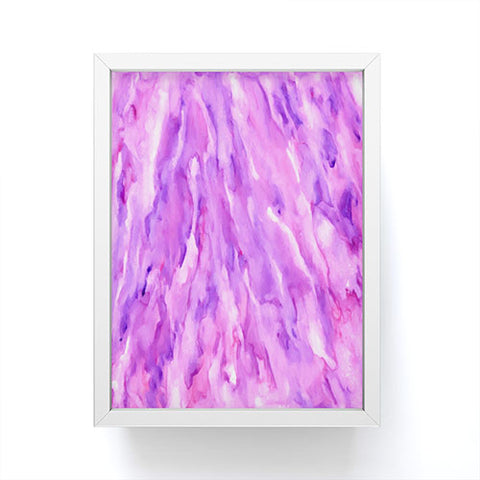 Rosie Brown Magenta Marble Framed Mini Art Print