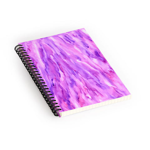 Rosie Brown Magenta Marble Spiral Notebook