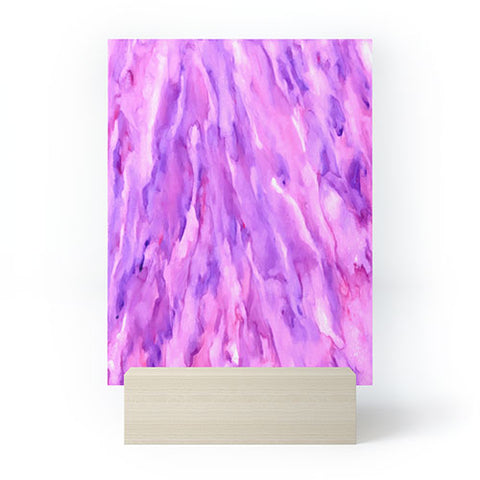 Rosie Brown Magenta Marble Mini Art Print