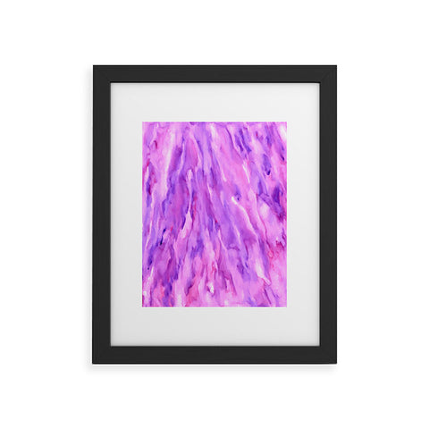 Rosie Brown Magenta Marble Framed Art Print
