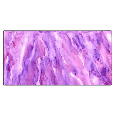 Rosie Brown Magenta Marble Desk Mat