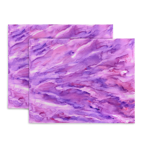Rosie Brown Magenta Marble Placemat