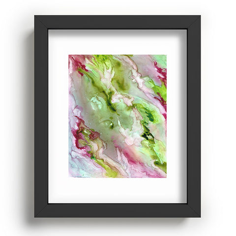 Rosie Brown Magenta Ribbons Recessed Framing Rectangle