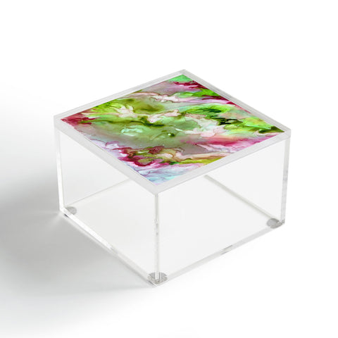 Rosie Brown Magenta Ribbons Acrylic Box