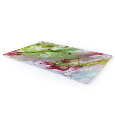 Rosie Brown Magenta Ribbons Area Rug