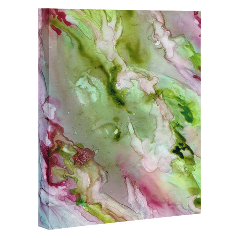 Rosie Brown Magenta Ribbons Art Canvas