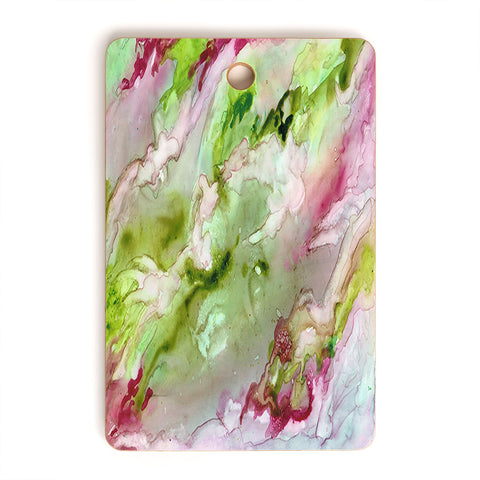 Rosie Brown Magenta Ribbons Cutting Board Rectangle