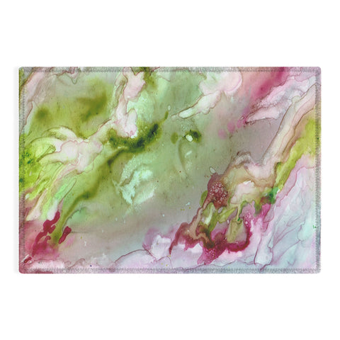 Rosie Brown Magenta Ribbons Outdoor Rug