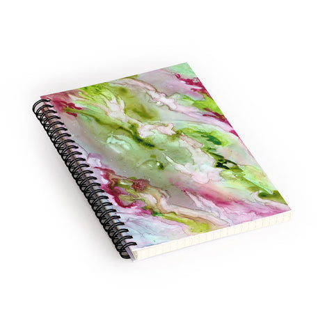 Rosie Brown Magenta Ribbons Spiral Notebook