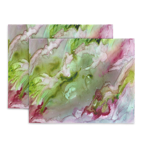 Rosie Brown Magenta Ribbons Placemat