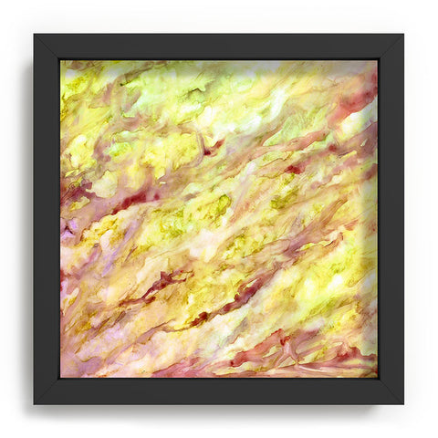 Rosie Brown Marble Veins Recessed Framing Square