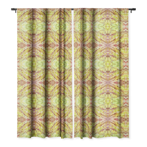 Rosie Brown Marble Veins Blackout Window Curtain