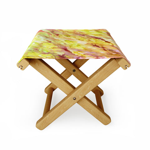 Rosie Brown Marble Veins Folding Stool