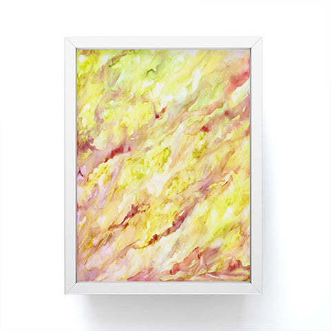 Rosie Brown Marble Veins Framed Mini Art Print