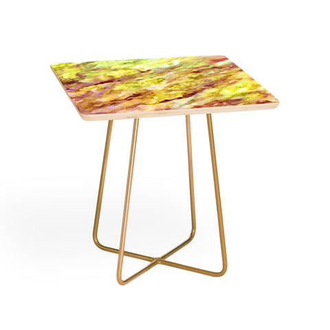 Rosie Brown Marble Veins Side Table
