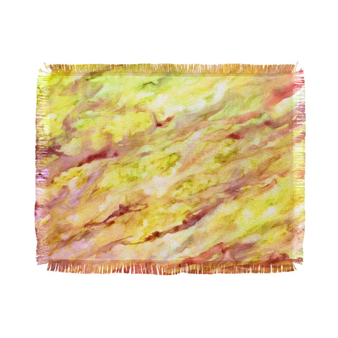 Rosie Brown Marble Veins Throw Blanket