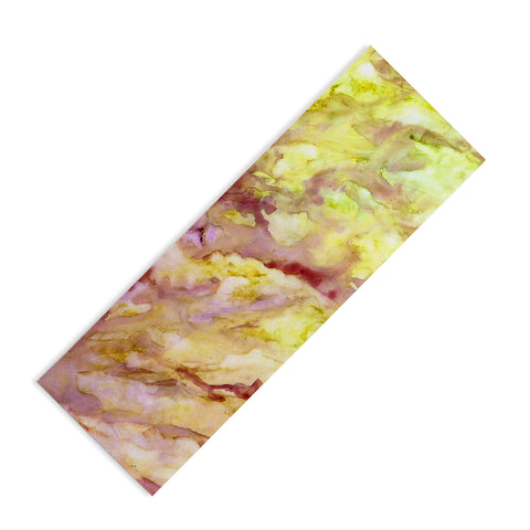 Rosie Brown Marble Veins Yoga Mat