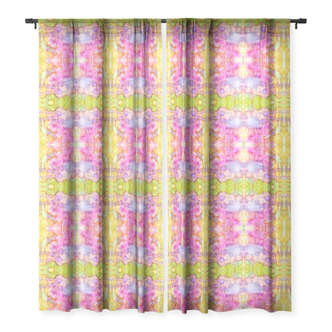 Rosie Brown Marmalade Sky Sheer Window Curtain