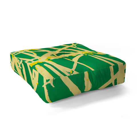 Rosie Brown Mellow Yellow Floor Pillow Square