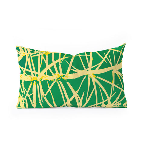 Rosie Brown Mellow Yellow Oblong Throw Pillow