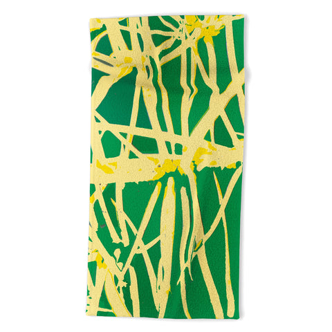 Rosie Brown Mellow Yellow Beach Towel