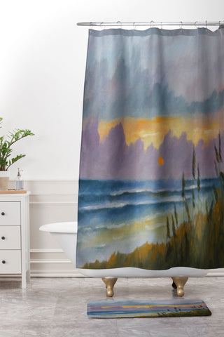 Rosie Brown Morning Has Broken Shower Curtain And Mat