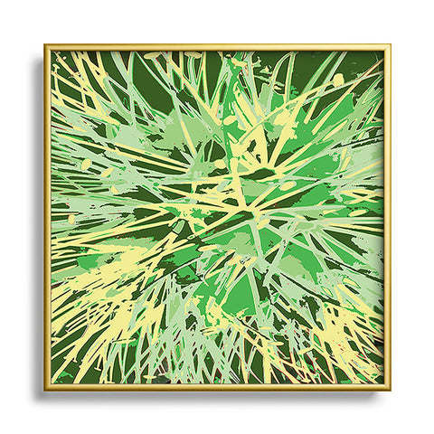 Rosie Brown Nature Sparkler Metal Square Framed Art Print