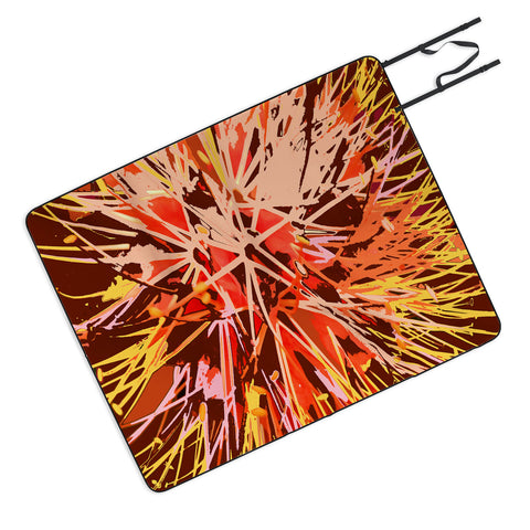 Rosie Brown Natures Fireworks Picnic Blanket