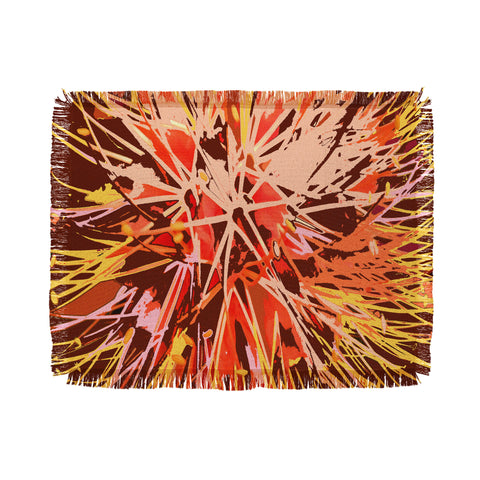 Rosie Brown Natures Fireworks Throw Blanket