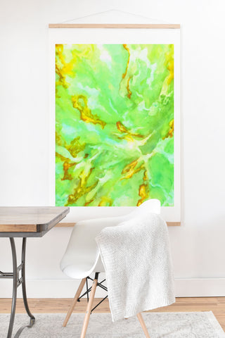 Rosie Brown Neon Sea Coral Art Print And Hanger