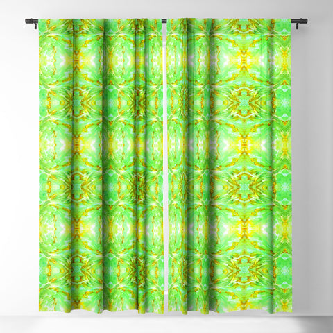 Rosie Brown Neon Sea Coral Blackout Window Curtain