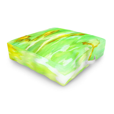 Rosie Brown Neon Sea Coral Outdoor Floor Cushion