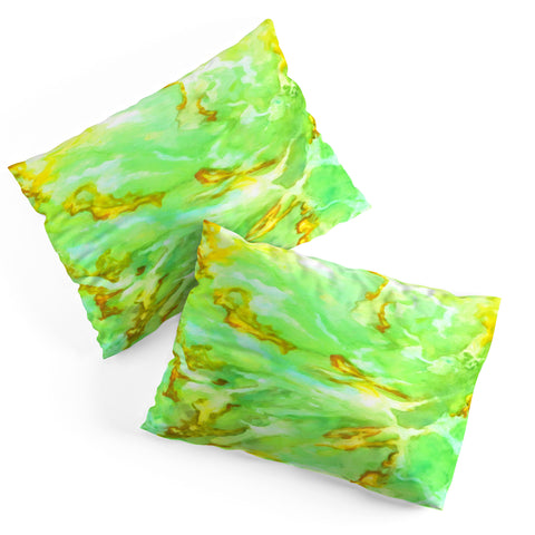 Rosie Brown Neon Sea Coral Pillow Shams