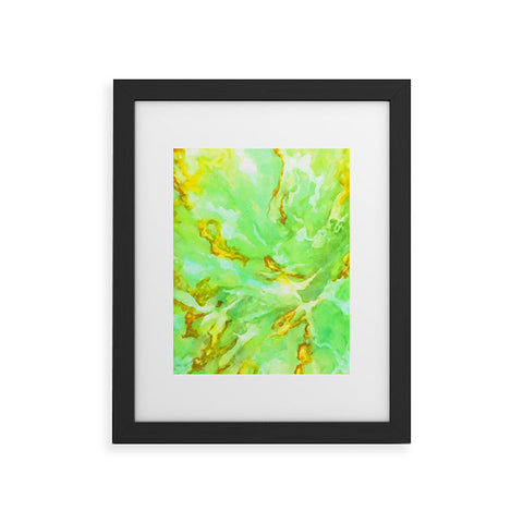 Rosie Brown Neon Sea Coral Framed Art Print